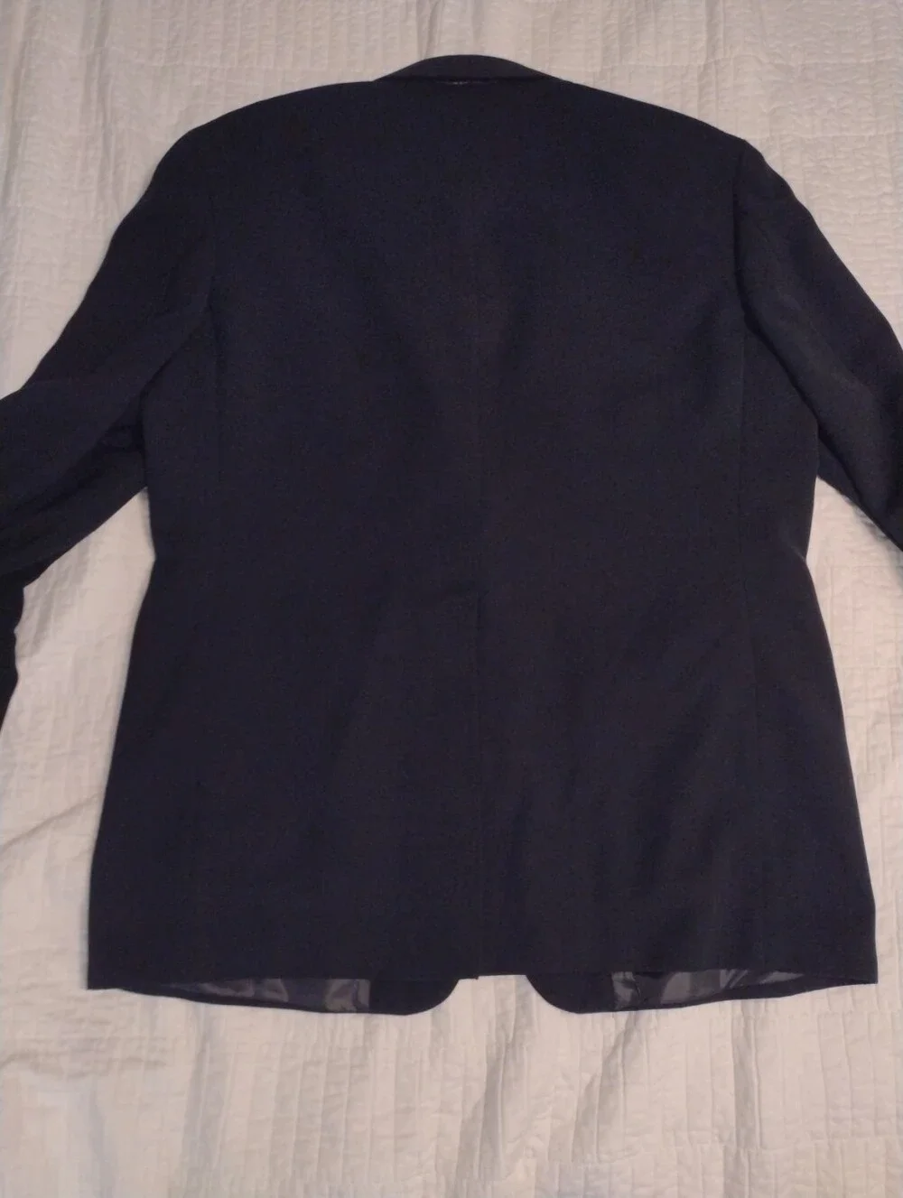 L.L. Bean Mens Black Blazer 42R Fully Lined Two Button Single Vent